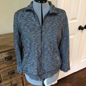 T by TALBOTS Zip Cotton Jacket Athletic Wear
